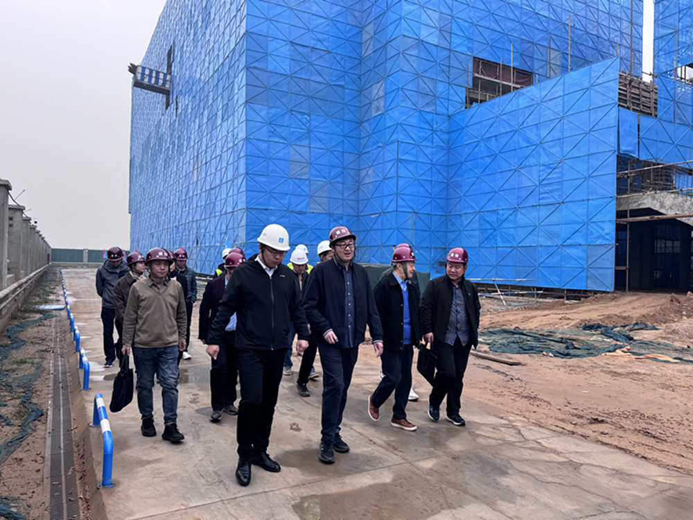 鄭州市建設投資集團有限公司黨委委員、紀委書記張煉帶隊調研六十七高項目建設